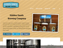 Tablet Screenshot of hiddensands.com